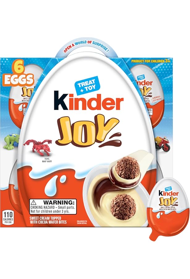 Amazon.com : Kinder Joy Treat & Toy Easter Egg Gifts - Sweet Cream