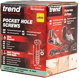 Trend Pocket Hole Screws 25mm Coarse Self-Cutting Square Drive 500 view 3