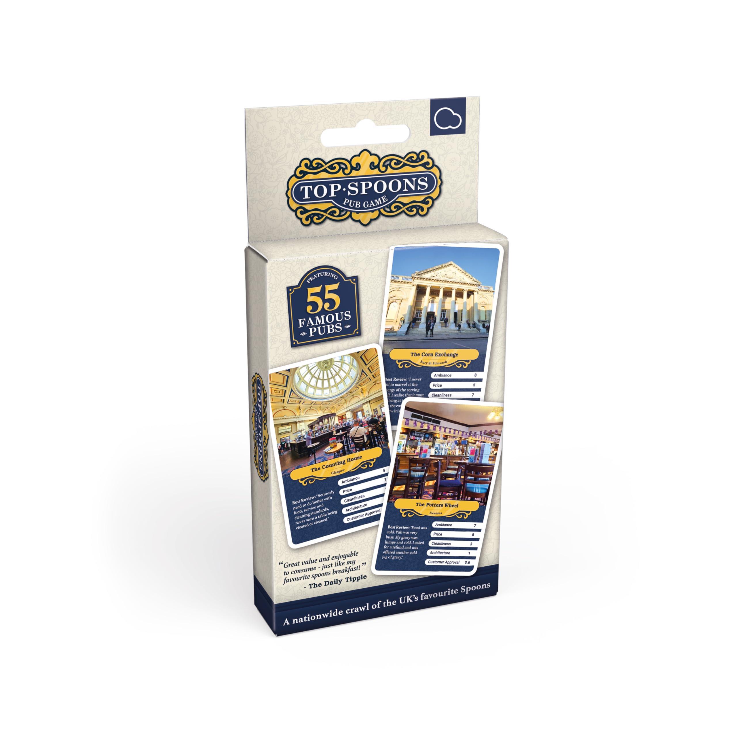 Bubblegum Stuff - Top Spoons - Steal Every Spoon - Playing Cards, Family Stocking Filler Game, Travel Games, Party Games, Adult Games, Game Night Idea - 55 Best and Worst Pubs — image 1