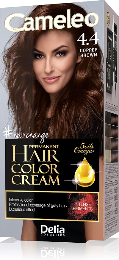 Cameleo Permanent Color Cream Copper Brown 5 Oils Professional Kit