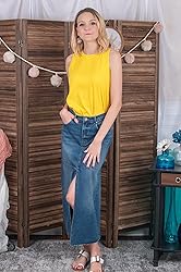 Basic Tank Tops for Women Casual Summer Crewneck