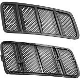 Abodvu Compatible with Mercedes Benzs Hood Air Vent Grille Cover Trim 2012-2015,W166 ML GL Class Air Hood Scoop Bonnet Replace Left&Right Side,Replacement for 1668800105 LH/1668800205 RH,Black,1 Pair