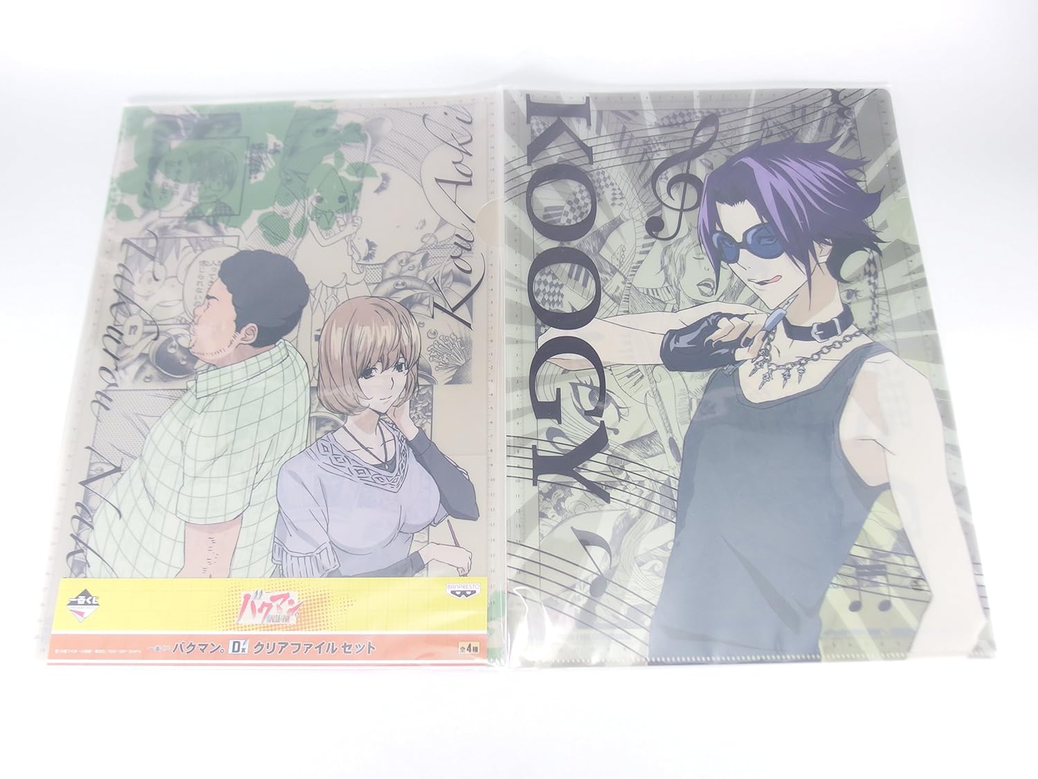 Amazon 一番くじ バクマン D賞 クリアファイルセット 蒼樹紅 単品 アニメ 萌えグッズ 通販