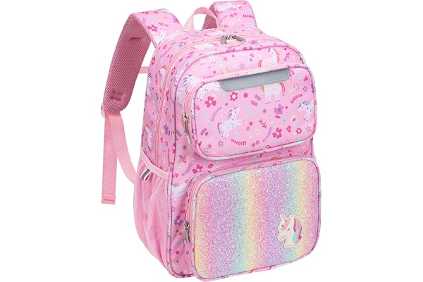Bagseri Kids Backpack for Boys Girls - 15 Inch Backpack for Kids Ages 4-7 | Preschool Kindergarten Grade 1-2 School Bookbag w