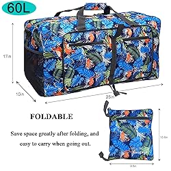 Woogwin Travel Duffel Bag Large Foldable Waterproof
