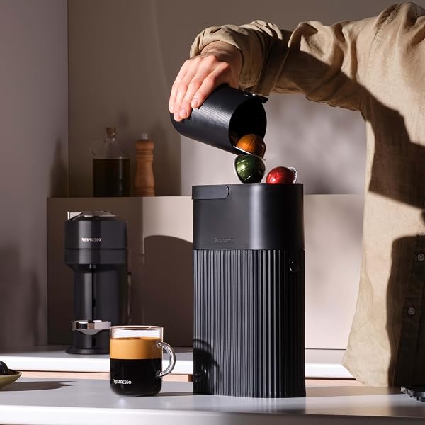 NESPRESSO CAPSULES VERTUO, STORMIO, DARK ROAST COFFEE, 30-COUNT COFFEE PODS, BREWS 7.8OZ.