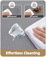 COLOR&GEOMETRY Color G Kitchen Mat 60x220 cm Anti Fatigue Non slip Grey view 5