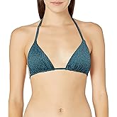Luli FAMA Womens Prints Havana Nights Seamless Triangle Bikini Top SwimwearBikini Top