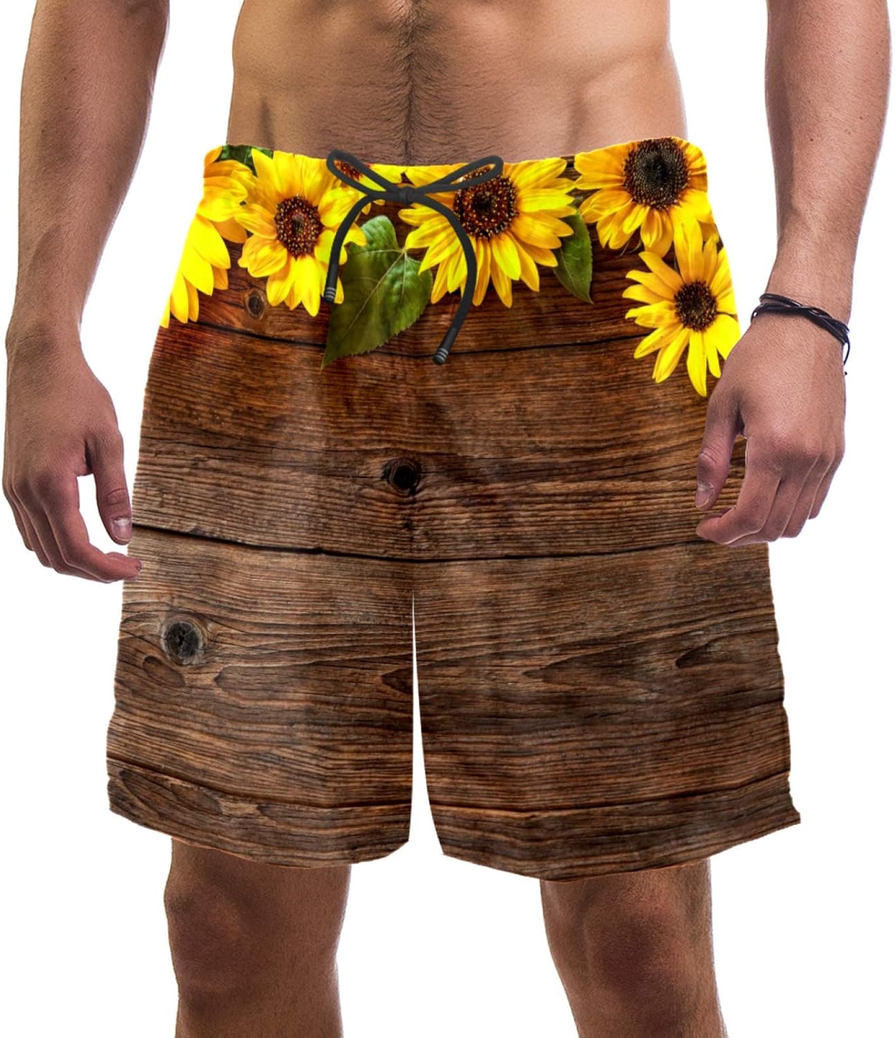 Anmarco Otoño girasol en la tabla de madera de secado rápido de los