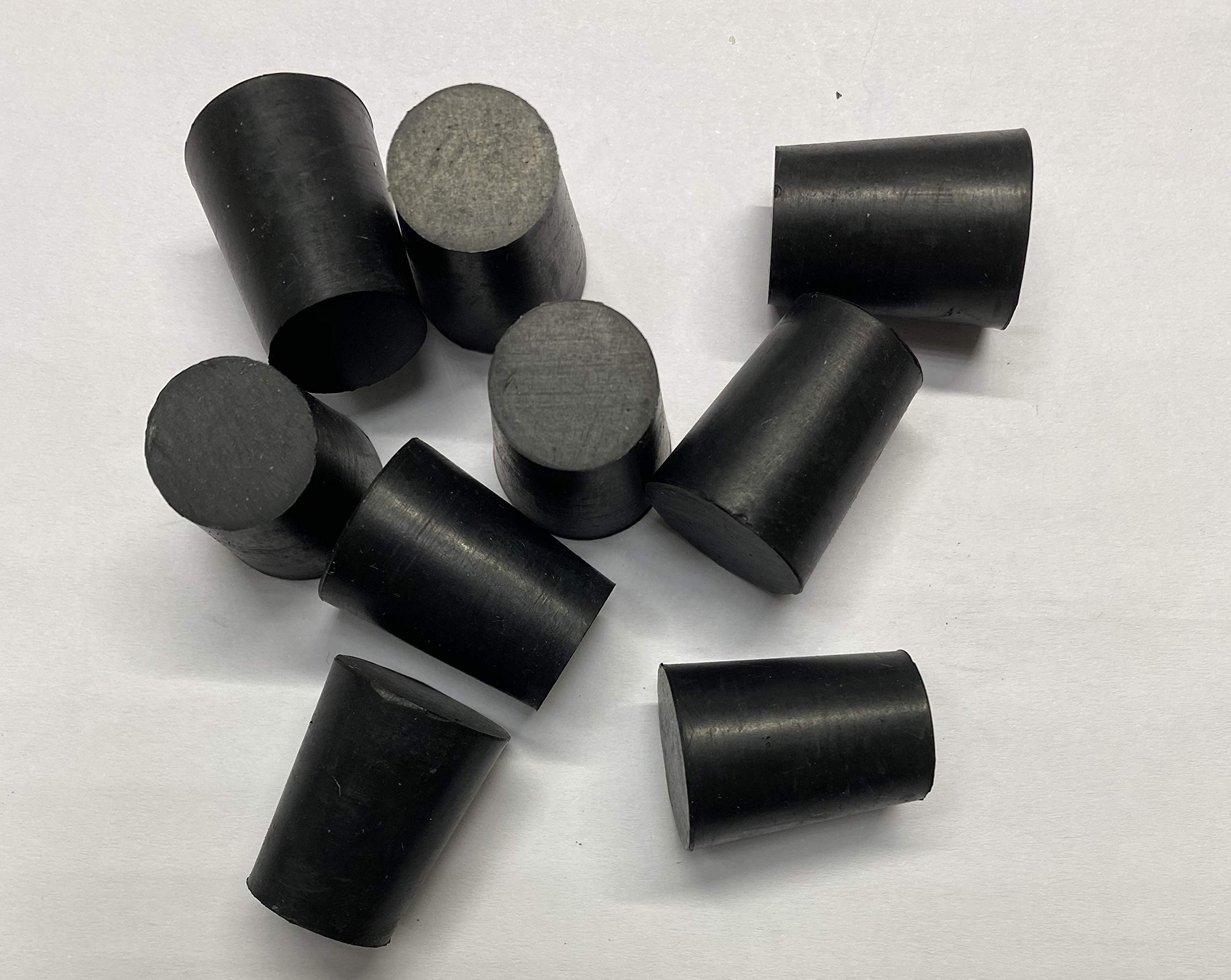 dexierp Protection Force Stopper Plug For 11/16" 23/32" 17-18 mm Hole (Pack of 10) Tube Bottle Openning 3/4-10 UNC 3/4-16 UNF M20 Thread Nut Paint Masking Reusable Rubber