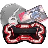 Brake Free Helmet Light - Smart Wireless Motorcycle Lights- Weatherproof LED Motorcycle Helmet Light - Lightweight & Aerodyna