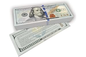 ZADIN 100PACK Million Dollar Bill Gospel Tracts for Christian, Evangelism, Halloween, Bible Salvation Tracts, Gospel Zero, Church Visitor Cards 100 PCS