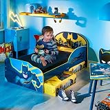 Batman Kids Toddler Bed with Storage Drawers - Safe & Fun Design view 2