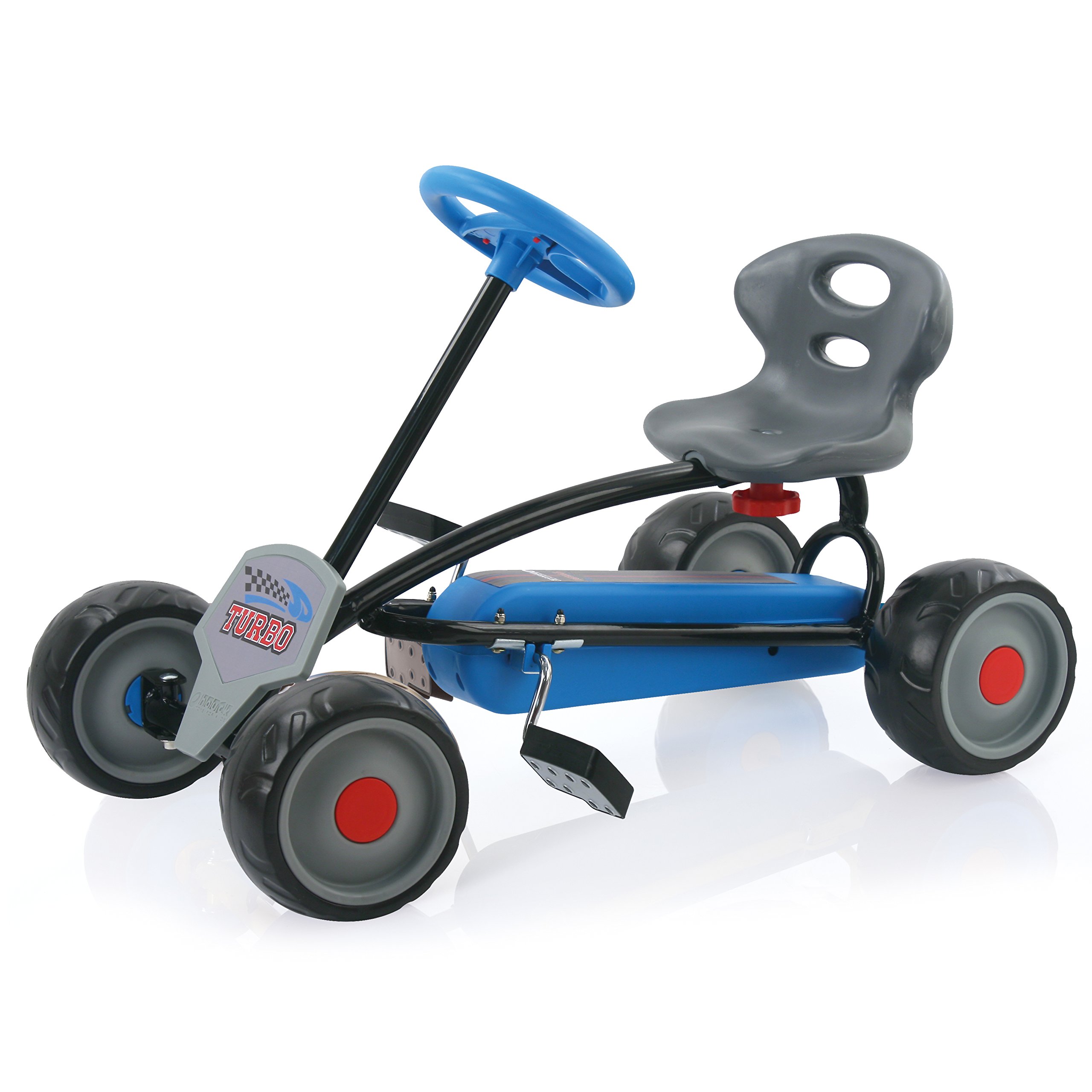 Hauck Lil’Turbo Pedal Go Kart, Blue 2 Much Fun For Free