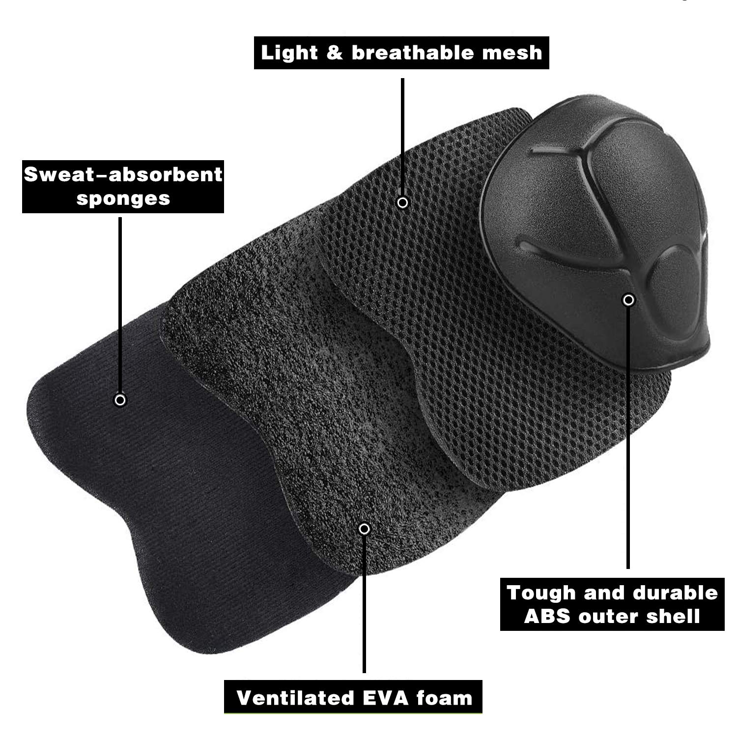 CKE Knee Pads for Kids Knee pads and Elbow Pads Toddler Protective Gear Set Kids Elbow Pads and Knee Pads for Girls Boys with Wrist Guards 3 in 1 for Skating Cycling Bike Rollerblading Scooter