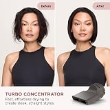 Shark SpeedStyle Pro Hair Dryer Turbo Concentrator Scalp Shield Black HD701UK view 7