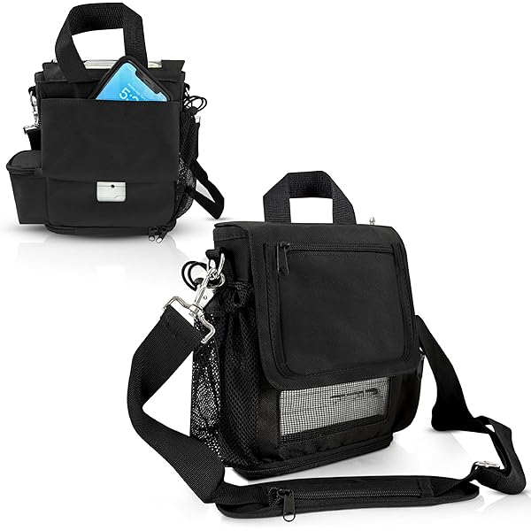 Marsupio Per Inogen One G5 E OxyGo Next - Nero, Design Mani Libere