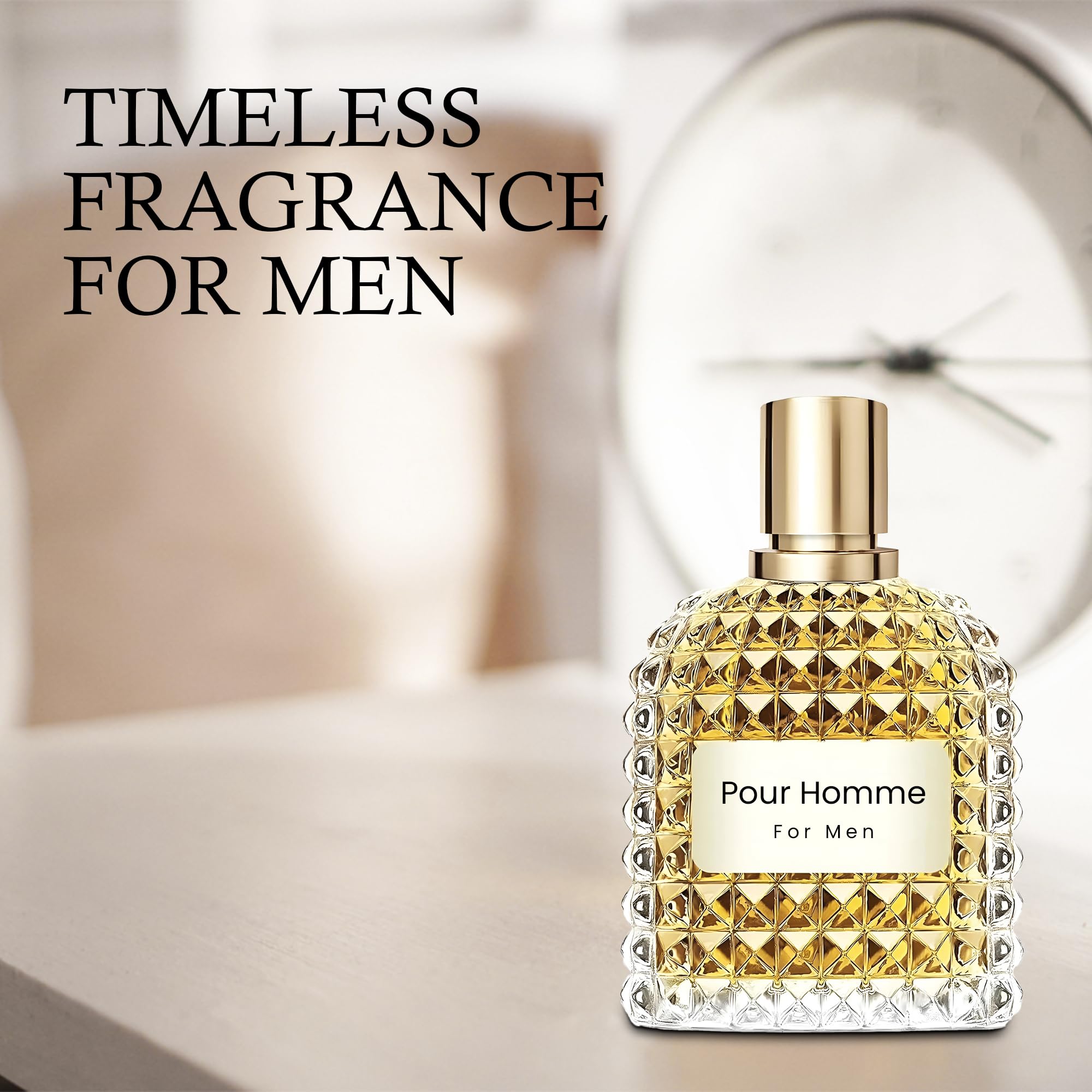 Men's Cologne Gift Set Include Valentine Milano,Valentine,Very Excited & Valuable Paris - 3.4 Fl Oz Each | Vanilla Bourbon, Leather & Amber Floral Fragrance | Luxury Eau de Toilette Quartet