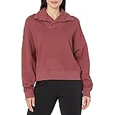 Velvet by Graham & Spencer womens Suzie Soft Fleece Polo Sweatshirt