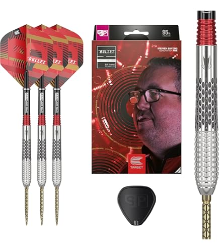Target Darts Josh Rock Gen 1 Steel Tip Swiss Point Darts, 90