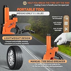 Manual Tire Bead Breaker with Rubber