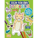 Color Your Own Stickers, Volume 2: Trade Edition (Volume 2) (Pipsticks+Workman)