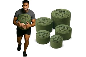 SHOGUN SPORTS Shogun Sandbags for Working Out – Heavy Duty Workout Sandbag for Weight Training, Cross Training, Strongman, Fitness & Military Use – Adjustable Exercise Sand Bags for Full Body Training