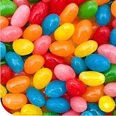 Jelly Beans, Chewy Candy, Assorted Fruit Flavors - 5 Lb Pack | Strawberry, Blue Raspberry, Lemon, Orange, Green Apple, Cherry
