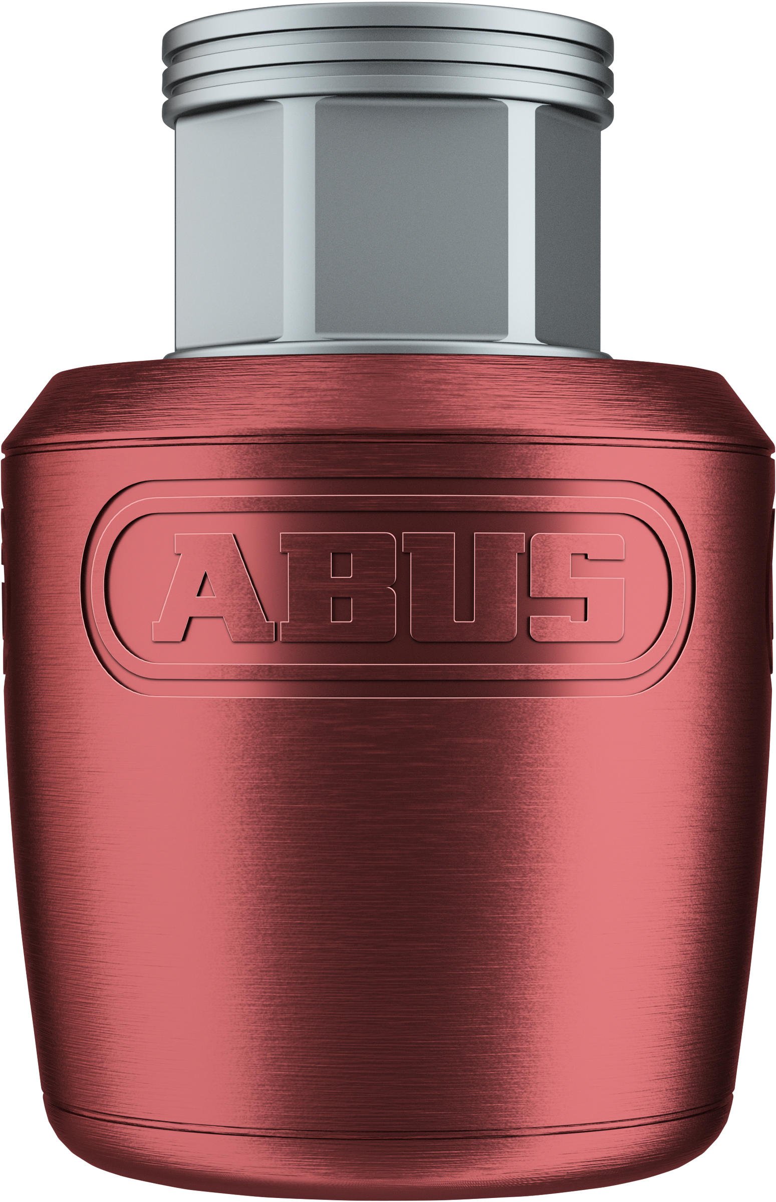 ABUS Nutfix Solid Axle Single Bike Lock, Red