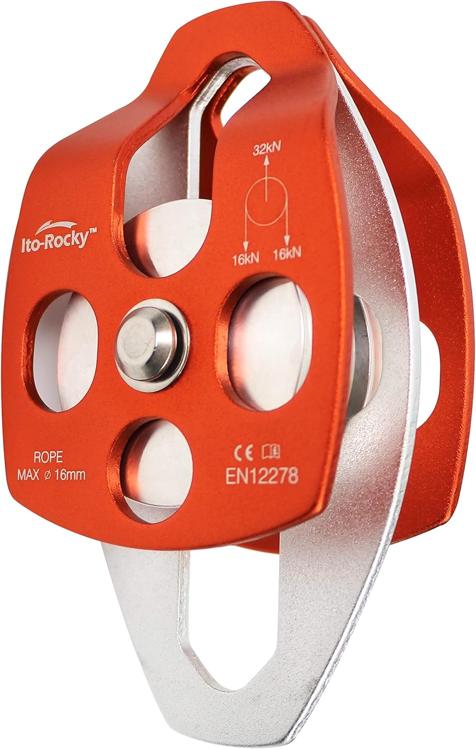Ito Rocky Double Sheave Pulley 32 kN CE Certified Rescue