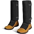 Casuallined Snake Gaiters, Protection Waterproof Outdoor Protection for Men & Women Lower Legs, Snake Proof Gaiters Adjustable Size for Hunting, Hiking, Camping, Farm Working