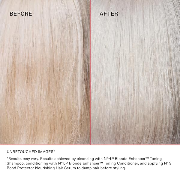 OLAPLEX Nº.5P BLONDE ENHANCER PURPLE TONING CONDITIONER: NEUTRALIZES BRASSINESS & STRENGTHEN | REPAIRS DAMAGES & HYDRATES HAIR | FOR COILY, CURLY, STRAIGHT, AND WAVY, 250 ML / 8.5 FL. OZ.