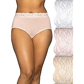Vanity Fair Women’s Flattering Lace Panties: Lightweight & Silky with Superior Stretch