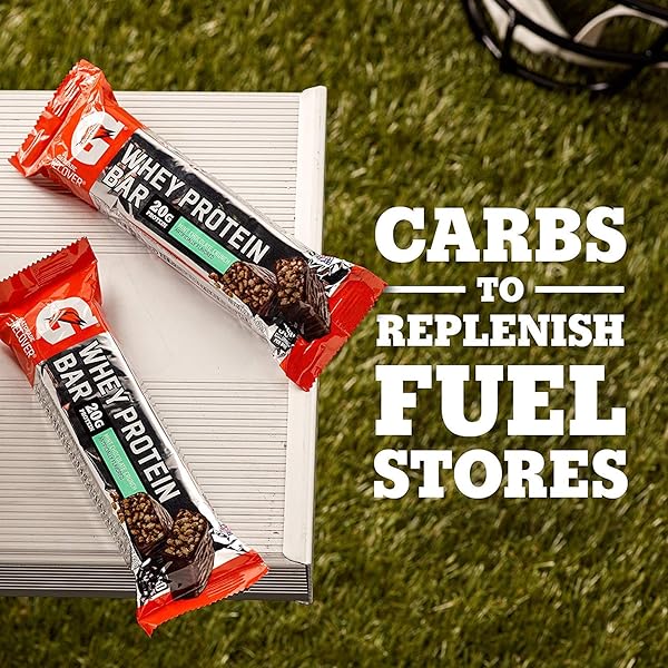 GATORADE WHEY PROTEIN RECOVER BARS, MINT CHOCOLATE CRUNCH, 2.8 OUNCE BARS (12 COUNT)