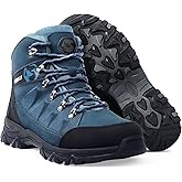 Foxelli Men’s Hiking Boots – Waterproof Breathable & Lightweight Suede Leather Hiking Boots for Men