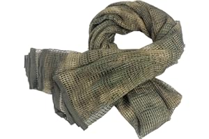 HYOUT Tactical Neck Scarves Woodland Camo Scarf Desert Shemagh for Outdoor Sports