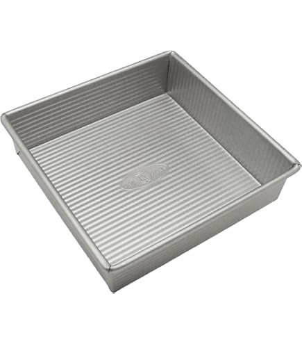 Tioncy 6-Piece Nonstick Square Baking Pan Set – Perfect For Brownies, Muffins & More | 9x9 Inch Steel Pans