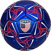 Western Star Soccer Ball USA - Official Match Grade Soccer Balls - Youth &amp; Adult - Attractive and Durable Design - World Cup
