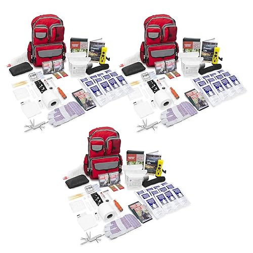 Urban Survival Bug-Out Bag Red for People with Identical Go