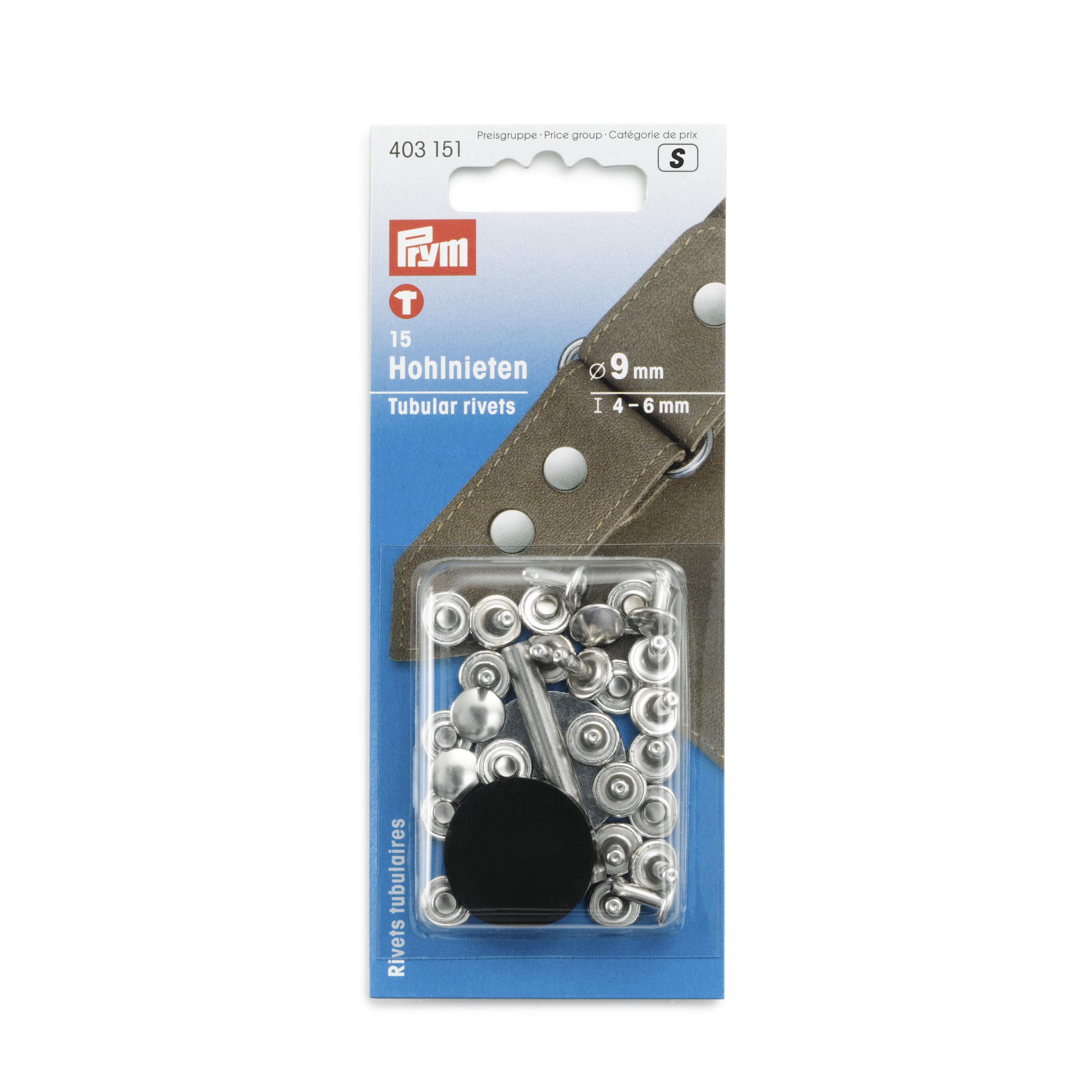 Prym - Prym Silver (Thickness 4-6mm) Tubular Rivets - 1 Unit — image 1