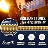 Elixir Acoustic Guitar Strings Phosphor Bronze NANOWEB 11-52 Custom Light 3-Pack view 3