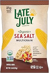 Late July Organic Sea Salt Multigrain Tortilla Chips, 7.5 Ounce