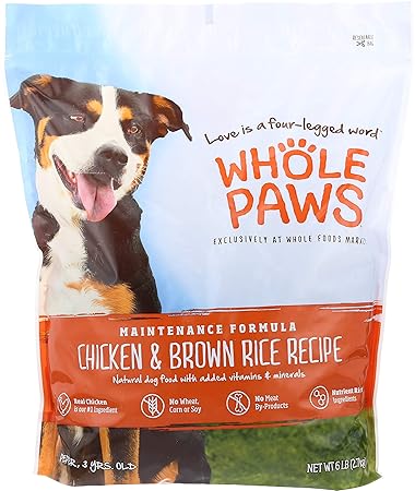 Amazon Com Whole Paws Adult Maintenance Dog Food Formula