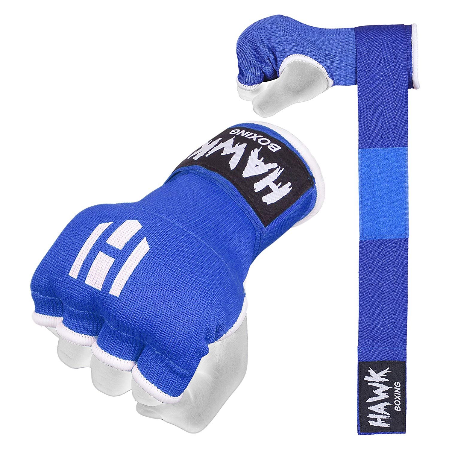 HawkPaddedInnerGlovesTrainingGelHandWrapsforBoxingQuickWraps