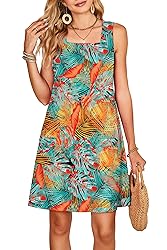 OFEEFAN Womens Summer Dresses 2025 Sundresses