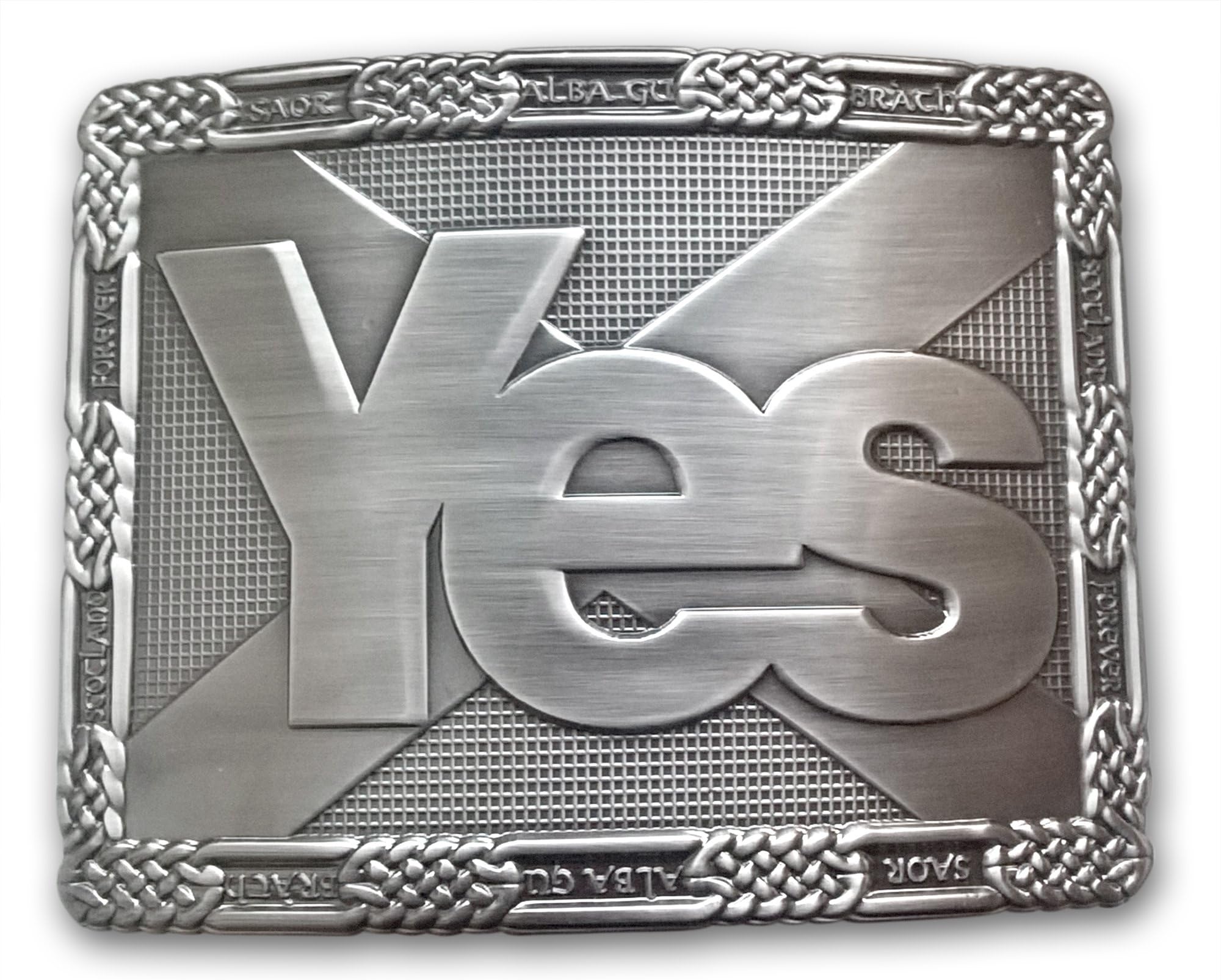 Yes Scotland Saltire Kilt Belt Buckle