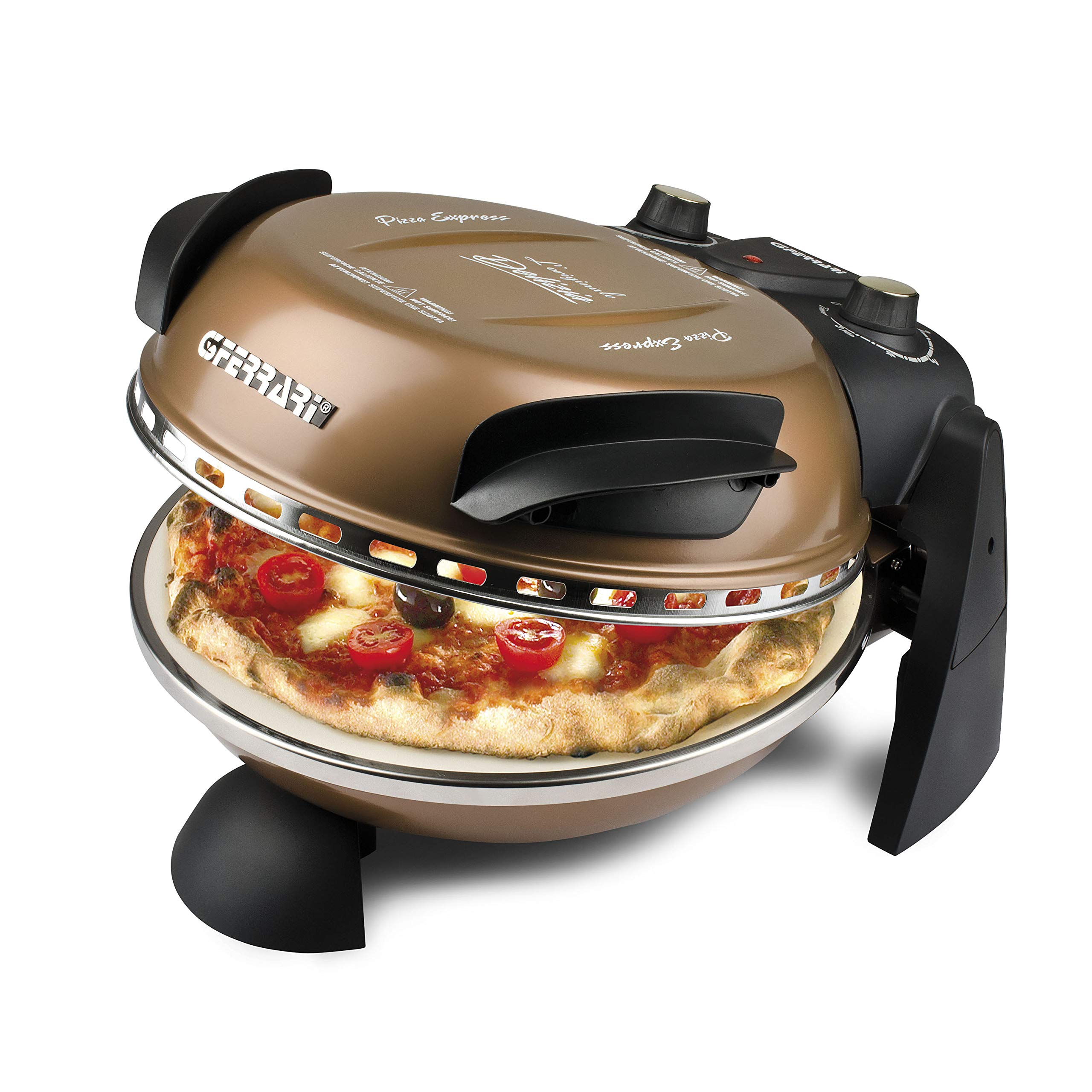 G3-Ferrari-G10006-Piedra-refractaria-unica-Pizza-Express-Delizia-Horno-Pizza-1200W-400C-Cobre