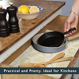 The Master Herbalist Unscented & Wipe Clean Drawer Liners Lemons Design 60x42cm view 4