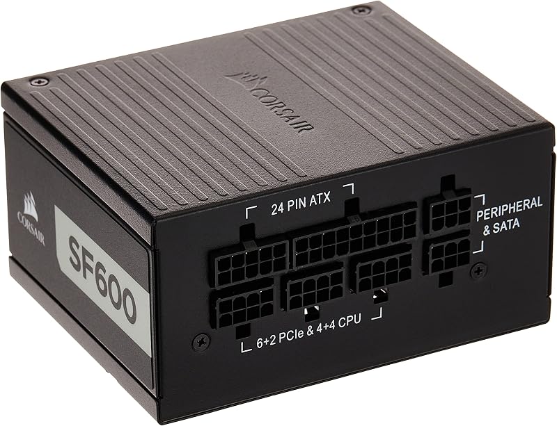 Corsair SF600 Platinum Fully Modular SFX Power Supply PSU Black