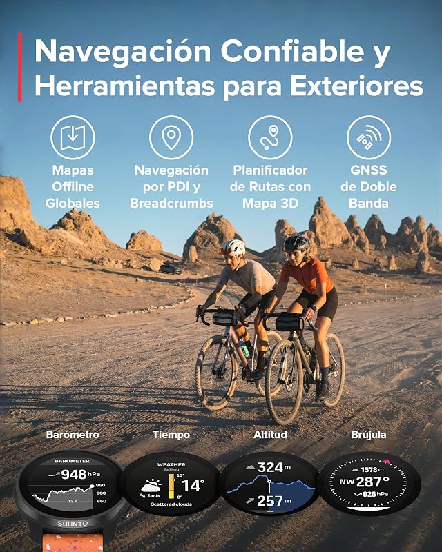Race S Reloj Correr con Pantalla Táctil AMOLED, Reloj Deportivo GPS de Doble Frecuencia, Seguimiento de HRV y Sueño, Plan de Entrenamiento Basado en IA, Mapas Offline Gratuitos